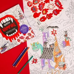 Farvelægningsplakat - Gys & gru