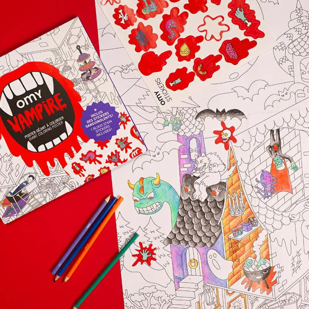 Farvelægningsplakat - Gys & gru