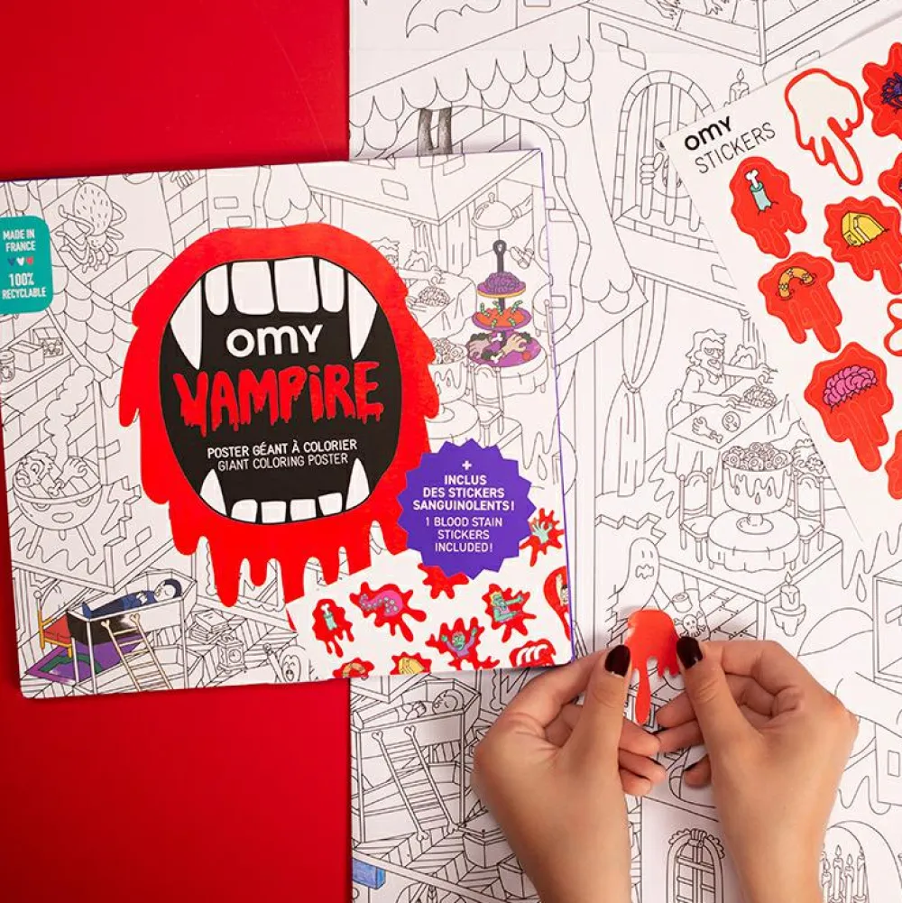 Farvelægningsplakat - Gys & gru