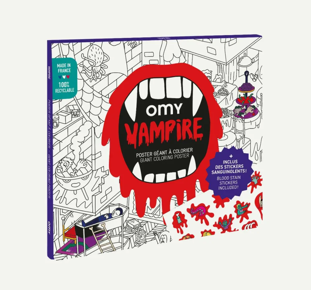 Farvelægningsplakat - Gys & gru