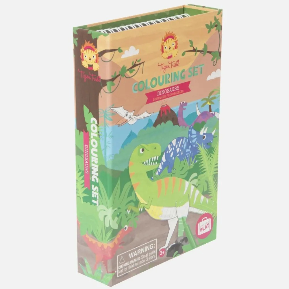 Sale Farvelægningssæt - Dinosaurer