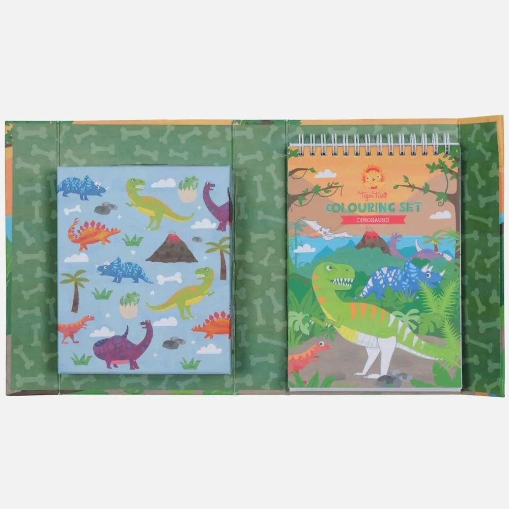 Sale Farvelægningssæt - Dinosaurer