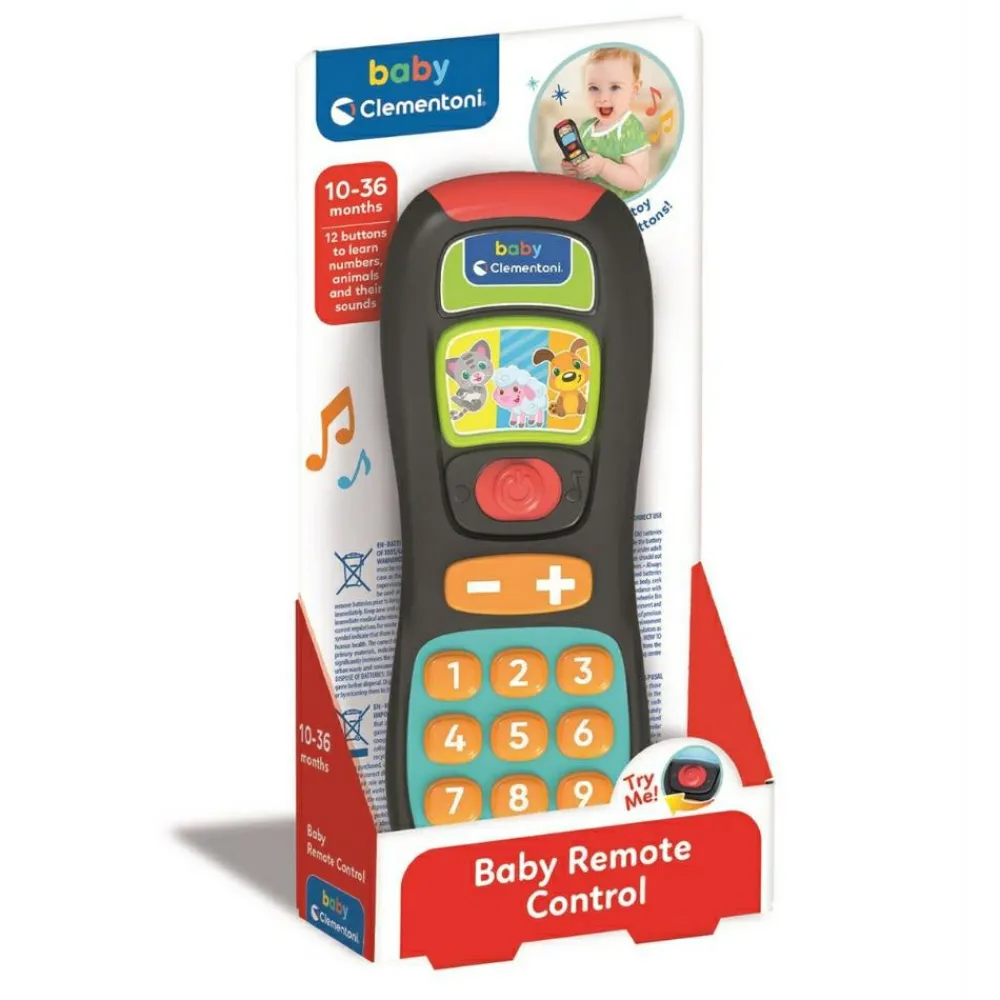 Sale Clementoni Fjernbetjening med lyd og lys - Sort