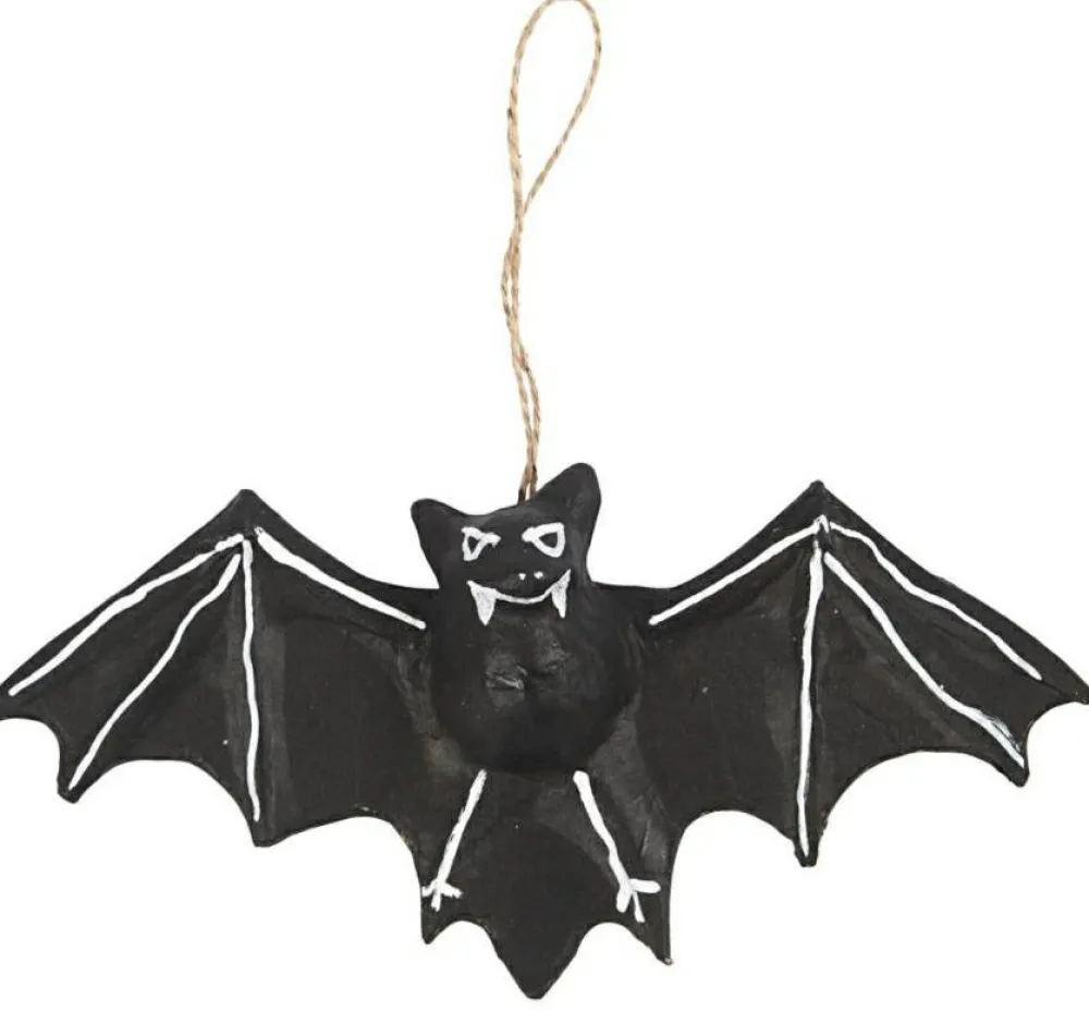 Best Creativ Company Flagermus i papmaché - H: 10 cm., 1 stk.