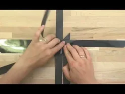 Clearance Creativ Company Flet selv julestjerner - Rød, 100 strimler