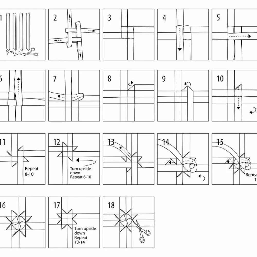 Sale Creativ Company Flet selv julestjerner - Sølv, 100 strimler