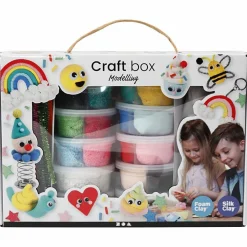 Discount Creativ Company Foam Clay og Silk Clay i gaveæske