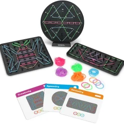 Online Learning Resources Geoboard - Lav former med elastikker