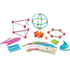 Discount Learning Resources Geometrisk byggesæt, 129 dele