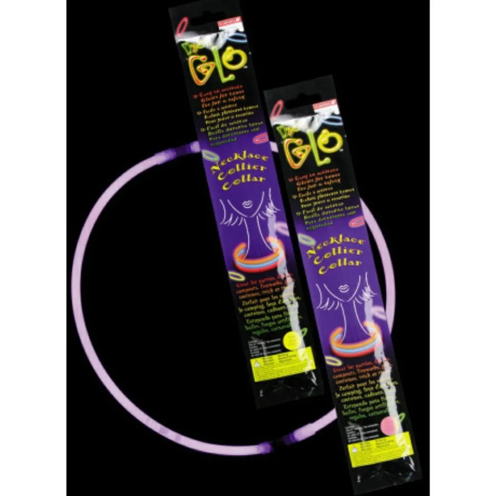 Discount Glowstick halskæde (ass.), 1 stk