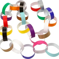 Hot Creativ Company Guirlandestrimler - Ensfarvet, 400 stk.