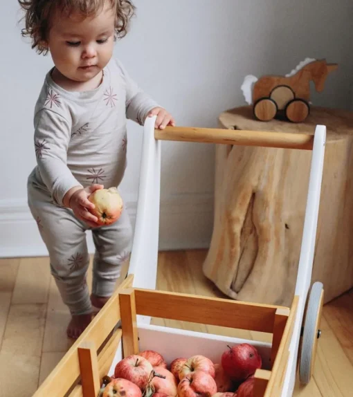 Clearance Kinderfeets Gåvogn - Hvid