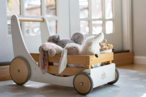 Clearance Kinderfeets Gåvogn - Hvid