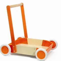 Hot Djeco Gåvogn i træ - Orange