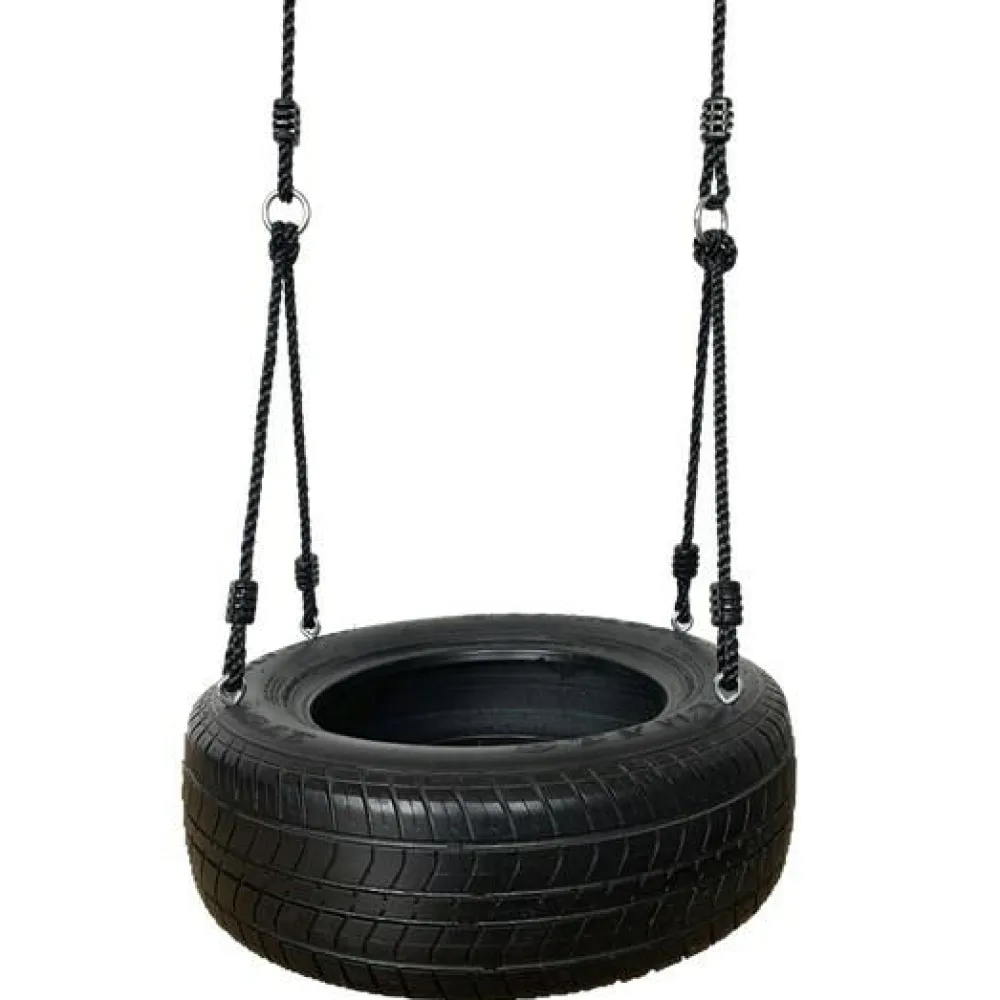 Hot Gynge - Dæk horisontal m. sorte reb