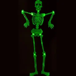 Discount Halloween-ophæng - Skelet (selvlysende), 90 cm