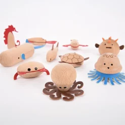 Clearance tickit® Havdyr - Træfigurer, 10 stk