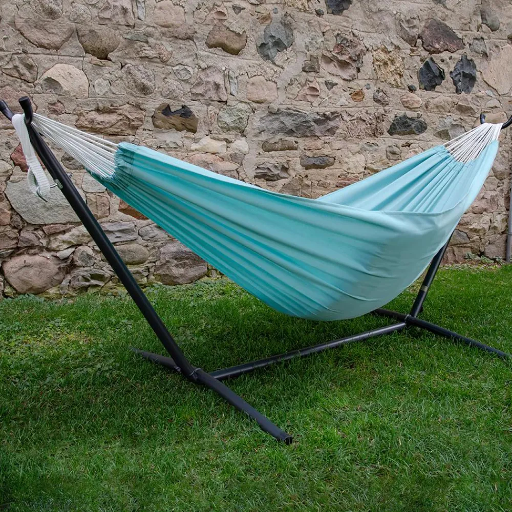 Outlet Hængekøje dobbelt (polyester) - Aqua