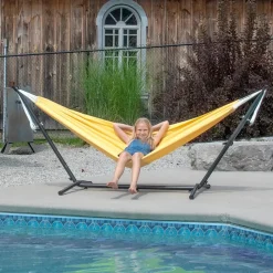 Sale Hængekøje dobbelt (polyester) - Yellow