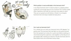 Hot La Siesta Hængekøjestol single outdoor - Toucan