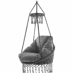 Best Hængestol med frynser - Grå