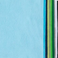 Sale Creativ Company Hobbyfilt A4 - Blå/grøn, 10 ark