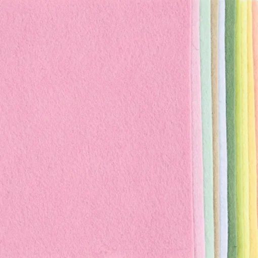 Online Creativ Company Hobbyfilt A4 - Pastel, 10 ark