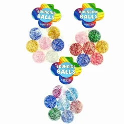 New Hoppebolde Ø 3,2 cm - Glitter, 7 stk