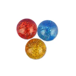 New Hoppebolde Ø 4,5 cm - Glitter, 3 stk