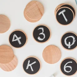 New Huskespil i træ m. tavlefolie - Lav selv