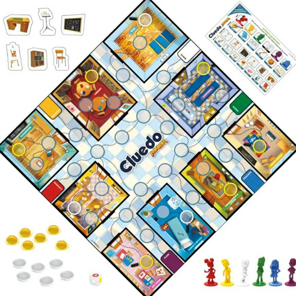 Discount 2-i-1 brætspil - Clue Junior