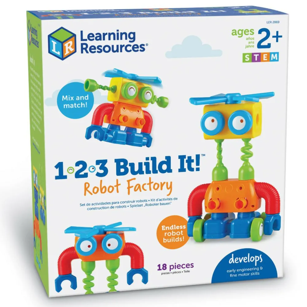 Sale Learning Resources 3-i-1 byggesæt - Robotfabrikken