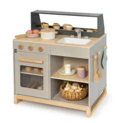 Online 2-i-1 legekøkken & butik - Prunus (grå)