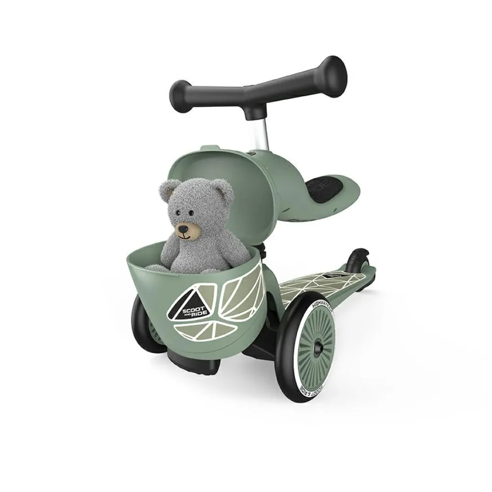 Outlet Scoot & Ride 2-in-1 - Highwaykick 1 Lifestyle - Green lines