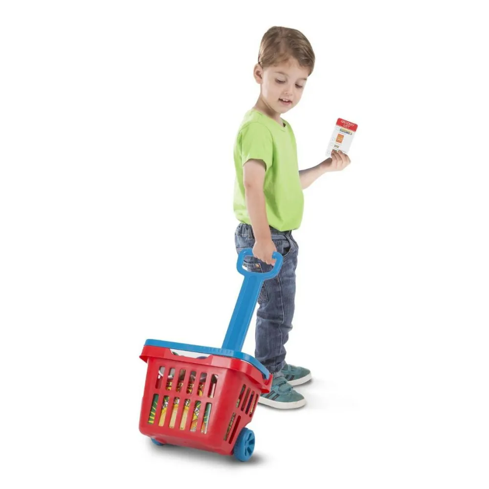 Outlet Melissa & Doug Indkøbskurv med håndtag og hjul