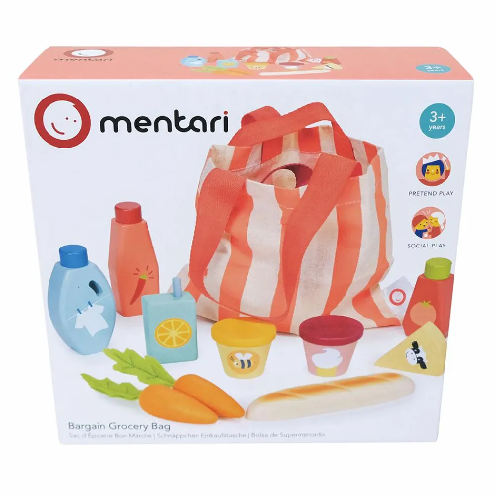 Indkøbspose med madvarer, 11 dele