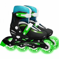 Discount Inline rulleskøjter m. lys i hjulene, str. 30-33