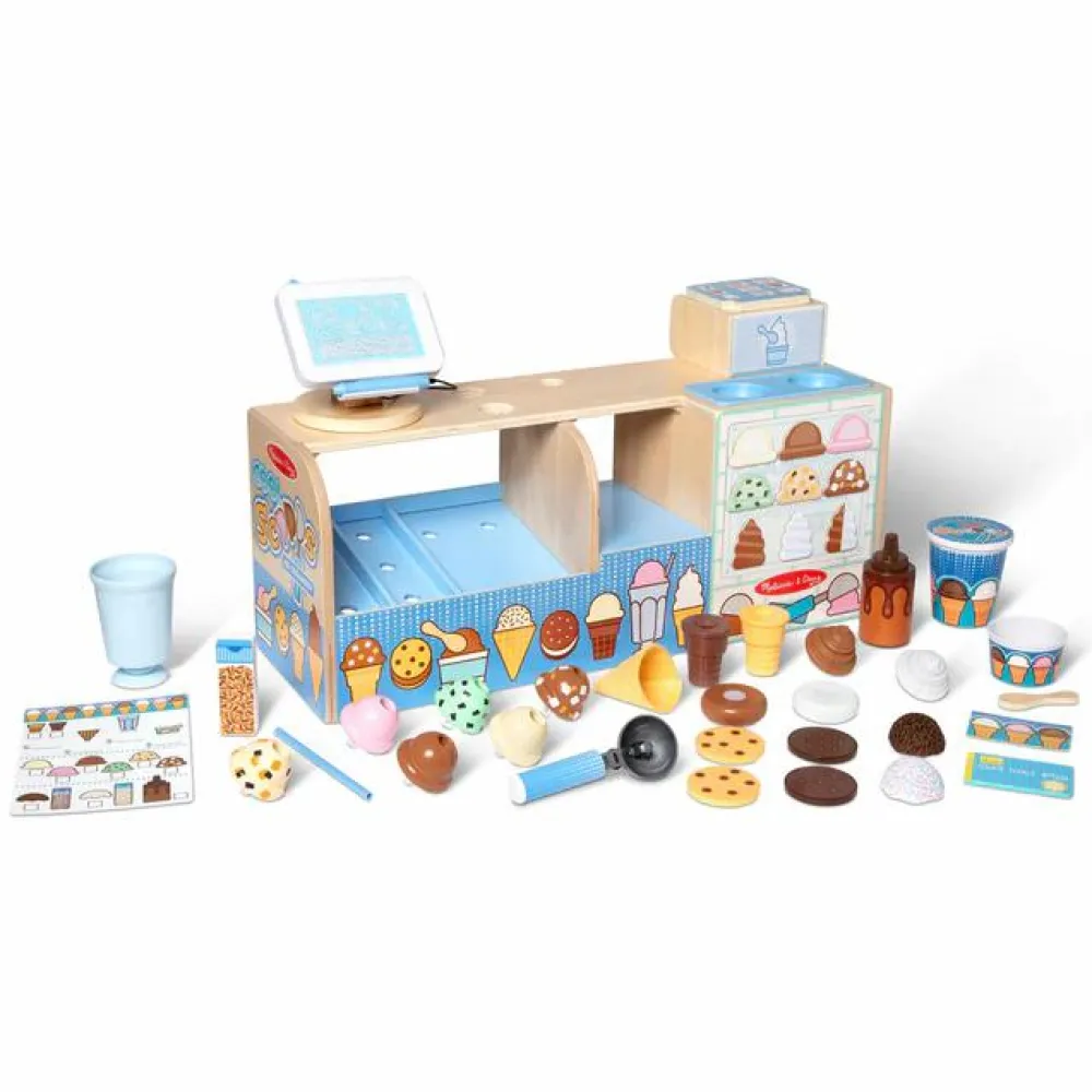 New Melissa & Doug Iskiosk af træ, 42 dele