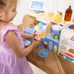 New Melissa & Doug Iskiosk af træ, 42 dele
