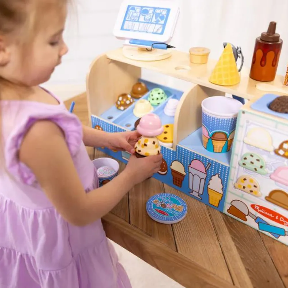 New Melissa & Doug Iskiosk af træ, 42 dele