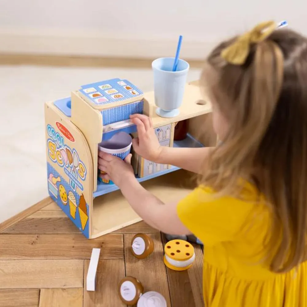 New Melissa & Doug Iskiosk af træ, 42 dele