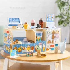 New Melissa & Doug Iskiosk af træ, 42 dele