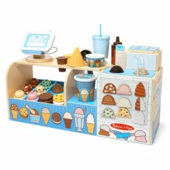 New Melissa & Doug Iskiosk af træ, 42 dele