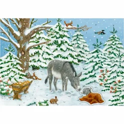 New Spiegelburg Julekalender m. klistermærker - Det lille æsel