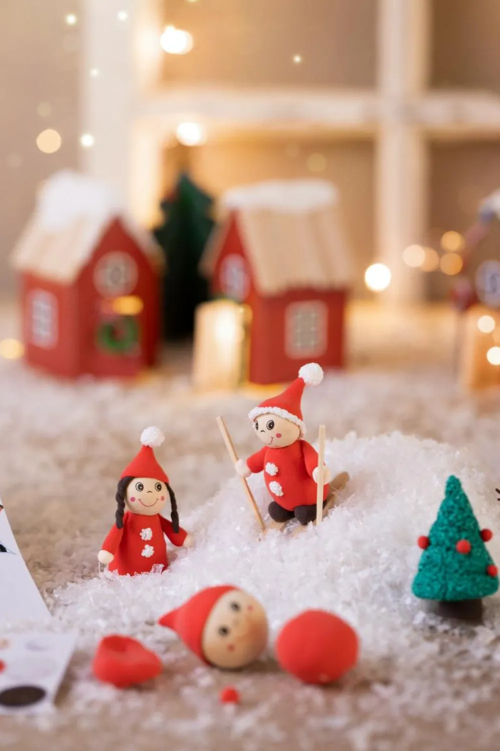 Sale Creativ Company Julekalender modellering - Lav en julelandsby