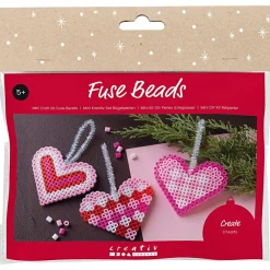 Discount Creativ Company Julepose - Julehjerter af rørperler