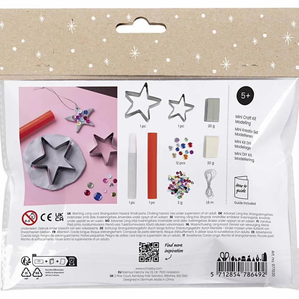 Sale Creativ Company Julepose - Julestjerner af ler