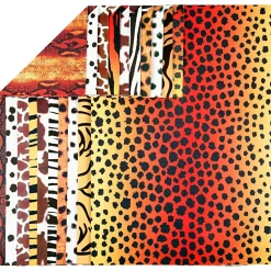 New Creativ Company Karton A4 - Dyreprint, 10 ass. ark