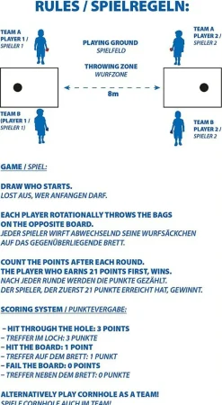 Discount Kastespil m. ærteposer - Cornhole