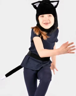 Clearance Den Goda Fen Kat - Hætte og hale, str. 3-5 år